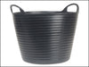 Flexi Tub 42Ltr Heavy Duty - Black Polyethylene