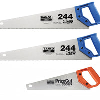 Bahco 2 x 244 Hardpoint Handsaw 550mm (22in) & 1 x 300-14 Toolbox Saw 350mm (14in) - BAH24422P300