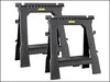 Stanley Folding Sawhorse Twin Pack