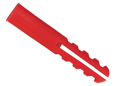 Original Plastic Plugs - RED 6MM PLAS/PLUG 1,000PCS - 67130
