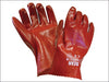 Rubber Gauntlets - Industrial PVC Red