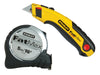 Stanley FatMax Tape Measure 5m/16ft (Width 32mm) & Retractable Utility Knife - STA533886AV