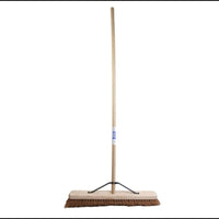 Sweeping Brush 600mm/24in Soft Coco Incl. Handle & Stay (FAITHFULL)