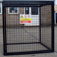 Gas Bottle Storage Cage GC25 H1200 x W1200 x D1200mm  (9 x 19kg)