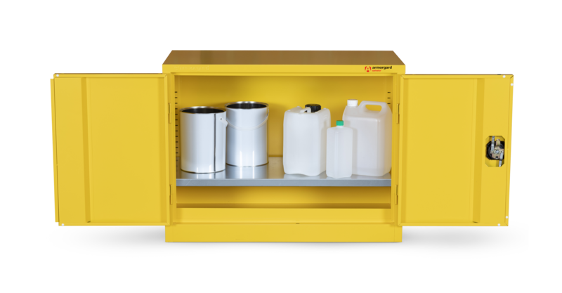 Armorgard HFC1 Safestor Chemical & Flammable Liquid Storage 900 x 480 x 700mm