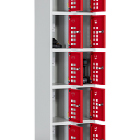 Power Station 10 Door Cabinet for Charging Power Tool Batteries