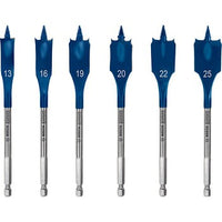 Bosch Expert 6-piece Self Cut Speed Flat Spade Drill Bit