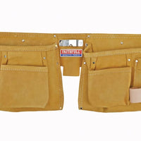 Faithfull Double Tool Belt and Nail Pouch