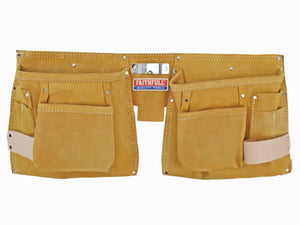 Faithfull Double Tool Belt and Nail Pouch