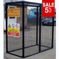 Gas Bottle Storage Cage GC35 H1800 x W1800 x D900mm (10x 47kg)