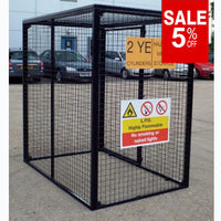 Gas Bottle Storage Cage GC40 H1800 x W1800 x D1200mm (15 x 47kg)