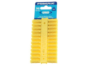 RAWL Uno Plastic Plugs 68500 Yellow 5MM X 24MM - CARD 96