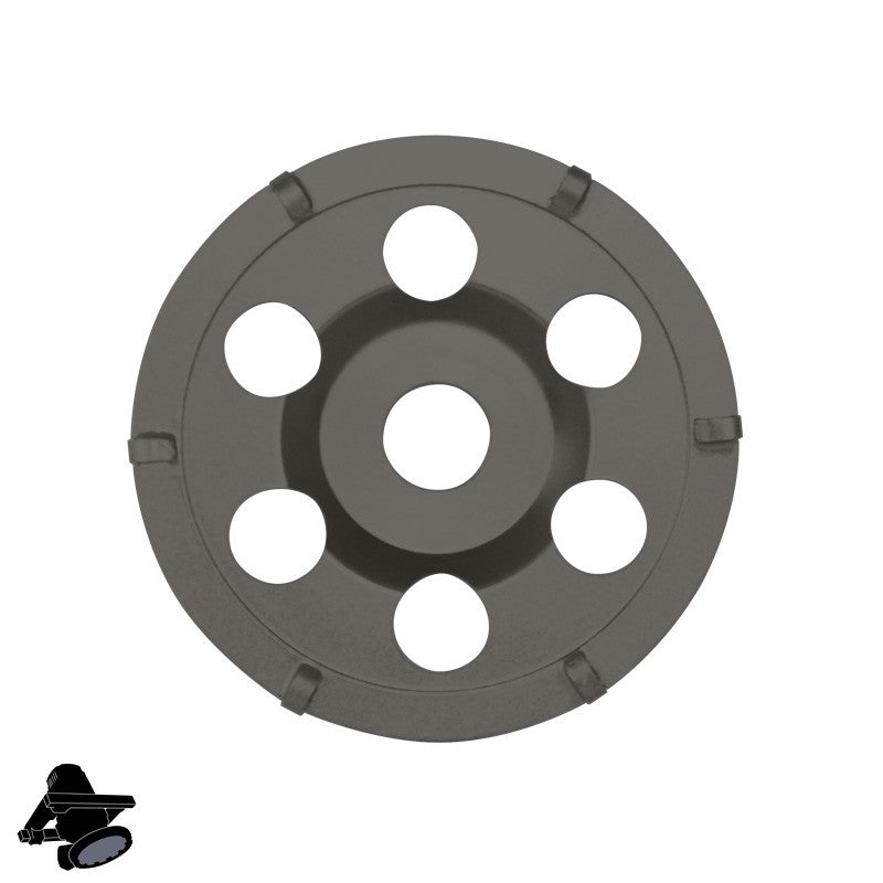 Refina 5" Polycrystaline Diamond Cup Disc DX5-K6