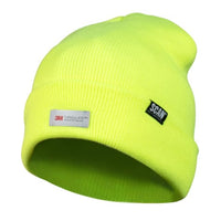 Scan Hi-Vis Beanie Hat Thinsulate Lined - One Size