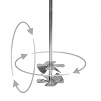 Stainless Steel MR8 Impellor Mixing Paddle 150mm