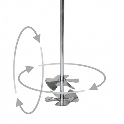 Stainless Steel MR8 Impellor Mixing Paddle 150mm