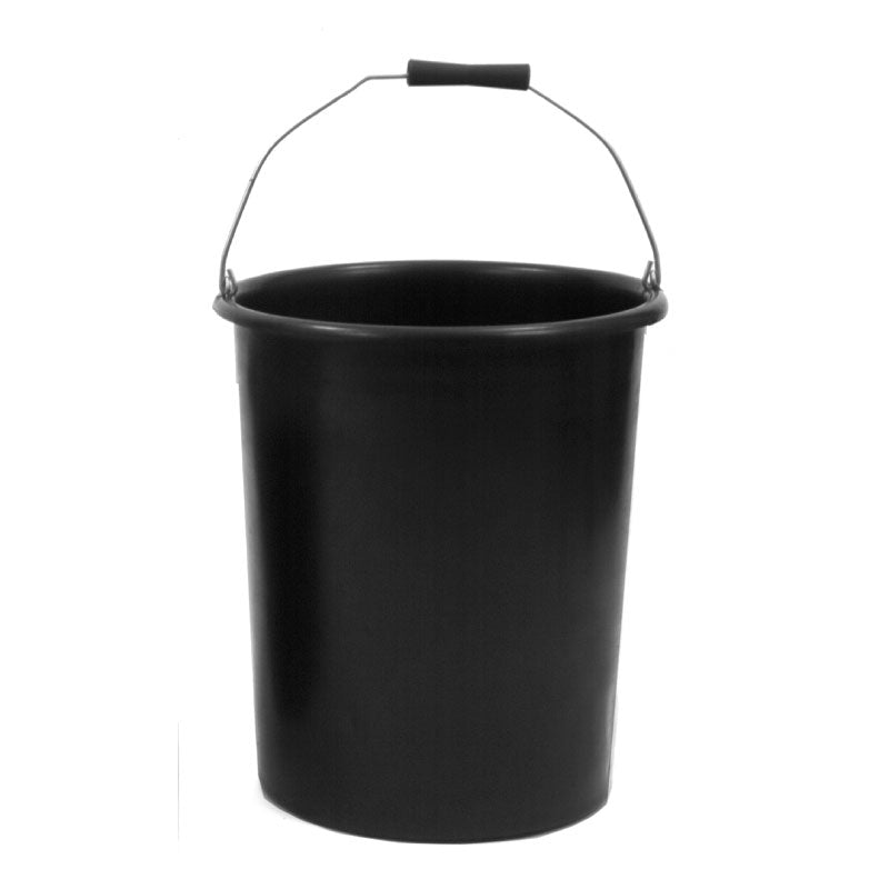 Refina Plasterer's Bucket 32ltr With Metal Handle - Black