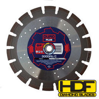 DURO DPA/C - Diamond Blade 450mm / 18in - Asphalt & Concrete - View Cutting Details