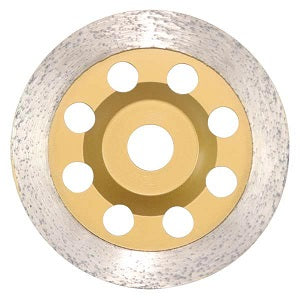 Refina 5" Solid Ring Diamond Cup Disc DX5-MC 40, 80 or 120 Grit