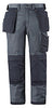 Snickers DuraTwill Trousers (Grey & Black) - View Sizes