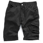 Scruffs Worker Shorts Black - View Sizes