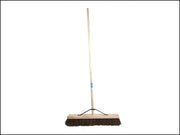 Sweeping Brush 600mm/24in Stiff Bristle Incl. Handle & Stay (FAITHFULL)