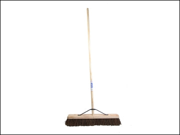 Sweeping Brush 600mm/24in Stiff Bristle Incl. Handle & Stay (FAITHFULL)
