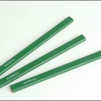 Carpenters Pencils Pack of 3 - Green/Hard (FAITHFULL)