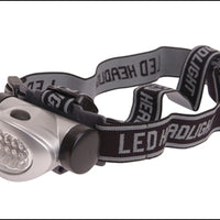 Head light Torch LED 3 Function Silver (LIGHTHOUSE)