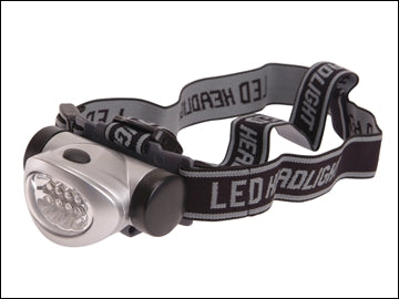 Head light Torch LED 3 Function Silver (LIGHTHOUSE)