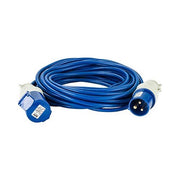 14M Extension Lead - 16A 1.5mm Cable - Blue 240V