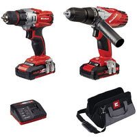 Einhell Power-X-Change Combi & Drill Driver Twin Pack