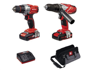 Einhell Power-X-Change Combi & Drill Driver Twin Pack