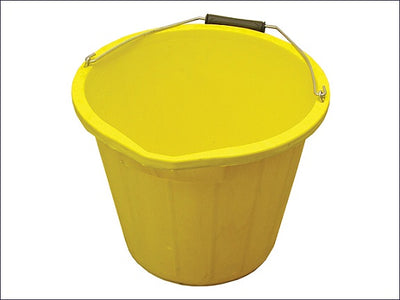 3 Gallon 14 litre Bucket - Yellow (FAITHFULL)