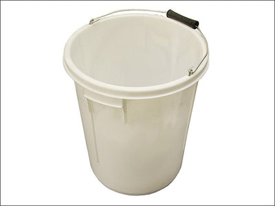 5 Gallon 25 litre Bucket - White (FAITHFULL)