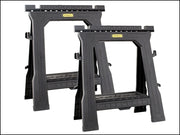 Stanley Folding Sawhorse Twin Pack