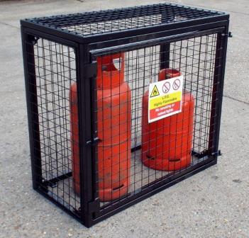 Gas Bottle Storage Cage GC05 H900 x W1000 x D500mm (3x19kg)