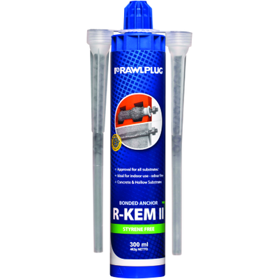 R-KEM II 300ml Styrene Free Polyster Resin (Box of 10 With Nozzles)