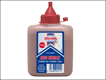 Chalk Powder 250g Red (FAITHFULL)