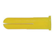 HDPE Contractors Plastic Plug - HDPE PLUG YELLOW 5MM (1,000PCS)
